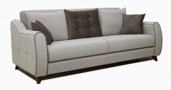 Диван-кровать Френсис ТД 262 (Серо-бежевый/Коричневый)