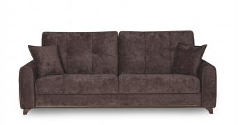 Диван-кровать Плимут ТД 380 (Темно-фиолетовый/Шоколадный)
