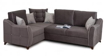 Диван-кровать угловой Френсис ТД 261 (Коричневый/Серо-бежевый)