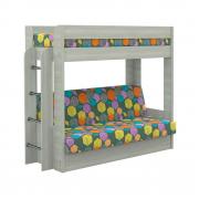 Диван-кровать двухъярусный КМ.009.01-016-00 Ясень Шимо светлый/Geometry Multy