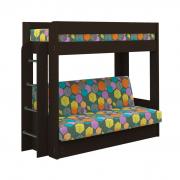 Диван-кровать двухъярусный КМ.009.01-016-00 Венге/Geometry Multy