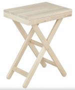 Стол складной бесцветный (лак)