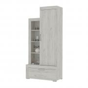 Стеллаж 01 Гранд (Дуб Крафт Белый)