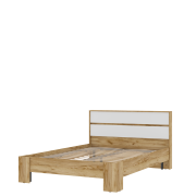 Кровать Хелен (Дуб Золотой Крафт/Белый)