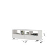 Тумба ТВ ТБ 02 Хелен (Белый)