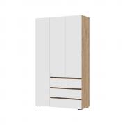 Шкаф Хелен ШК-06 (Белый/Дуб Крафт золотой)