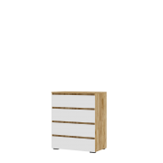 Комод Хелен КМ-02 (802) (Белый/Дуб Крафт Золотой)