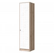 Шкаф Киви ШК-01 (Дуб Делано/Белый супермат)