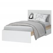 Кровать Юкки КР-900 (Дуб Делано/Белый)