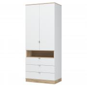 Шкаф Юкки ШК3Я-900 (Дуб Делано/Белый)