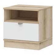 Тумба Юкки ТБ1Я-450 (Дуб Делано/Белый)