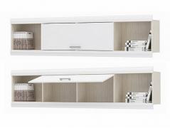 Надстройка одноярусной кровати Симба (Дуб Белфорт/Белый Глянец)