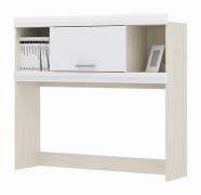 Надстройка для стола Симба (Дуб Белфорт/Белый Глянец)