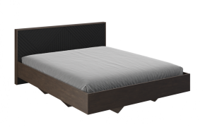 Кровать Копенгаген парящая (Венге/Черный матовый)