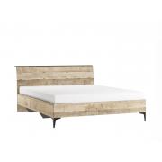 Кровать Денвер (Графит / Дуб Гранж Песочный)