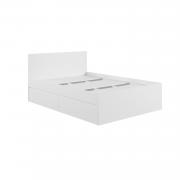 Кровать Мадера с ящиками К-1400М (Белый)