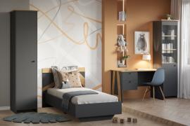 Модульная детская Теодора (Крафт Золотой/Графит)