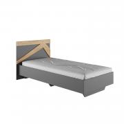 Кровать Теодора 900 (Крафт Золотой/Графит)