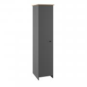 Шкаф Теодора 1Д (Крафт Золотой/Графит)