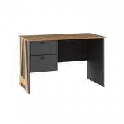 Письменный стол Теодора 2Я ПВШ (Крафт Золотой/Графит)