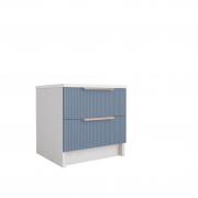 Тумба Лавис ТД 400.1 (Белый/Лазурь Софт)
