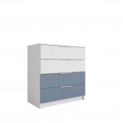 Комод Лавис КМД 800.1 (Белый/Лазурь Софт)