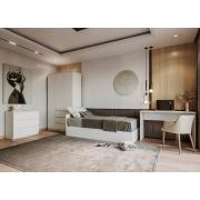 Спальный гарнитур Мори (комплект 4) (Белый)