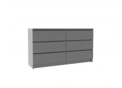 Комод Мори МК 1380.6 (Графит)