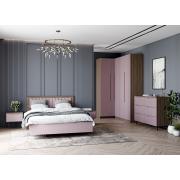 Модульная спальня Роза Тренто(Орех Франклин/Пудра Скин)