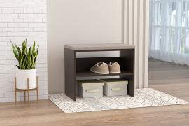 Обувница мягкая 600 (Венге Linum/Бежевый)