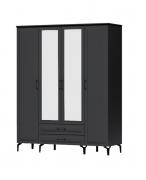 Шкаф Шарм ШК-4 (Антрацит/Рамка)