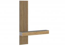 Зона ТВ №1 (Серый шифер/Дуб Крафт Золотой)