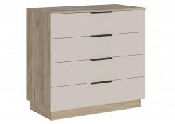 Комод Бохо КМ-001 (Дуб Крафт серый / Кашемир)