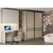 Модульная коллекция Бостон (Дуб Крафт серый /Кашемир)