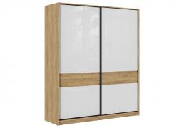 Шкаф-купе Бостон ШК-005 (Крафт Золотой/Белый глянец)