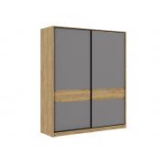 Шкаф-купе Бостон ШК-005 (Крафт Золотой/Серый Шифер)