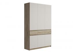 Шкаф Бостон ШК-002 (Крафт Серый/Кашемир)