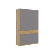 Шкаф Бостон ШК-002 (Крафт Золотой/Серый Шифер)