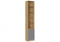 Стеллаж Бостон СЖ-001 (Дуб Крафт Золотой/Серый шифер)