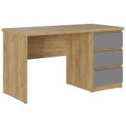 Стол письменный Бостон СП-001 (Дуб Крафт Золотой/Серый шифер)