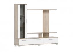 Стенка Соло 6 (Сонома/Белый)