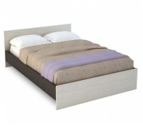 Кровать Бася КР-557 (1,4 м) (Венге/Белфорт)