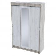 Шкаф-купе Бася ШКК 551 (Дуб Крафт Серый/Дуб Крафт белый)