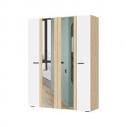 Шкаф Санса ШК-04 (Дуб Сонома/Белый)