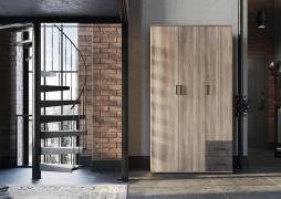 Шкаф Соло-1 (Нельсон) (Дуб Каньон/Железный Камень)