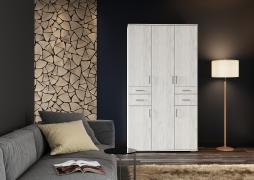 Шкаф Соло-2 (Нельсон) (Крафт Белый)