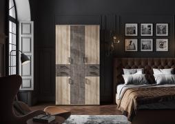 Шкаф Соло-2 (Нельсон) (Дуб Каньон/Железный Камень)