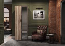 Шкаф Соло-4 (Нельсон) (Дуб Каньон/Железный Камень)