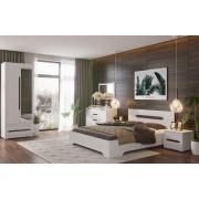 Спальный гарнитур Валенсия (Комплект 2) (Дуб Анкор)