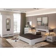 Спальный гарнитур Валенсия (Комплект 1) (Дуб Анкор)